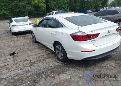 2019 Honda Insight Ex from USA, damaged, VIN 19XZE4F52KE009120